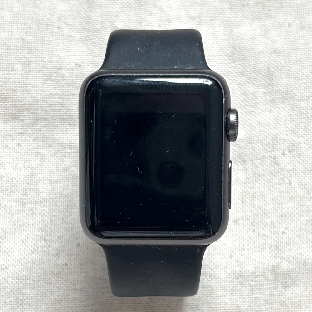 Black Apple Watch Smartwatch 7000 Series 38mm Aluminum